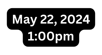 May 22 2024 1 00pm