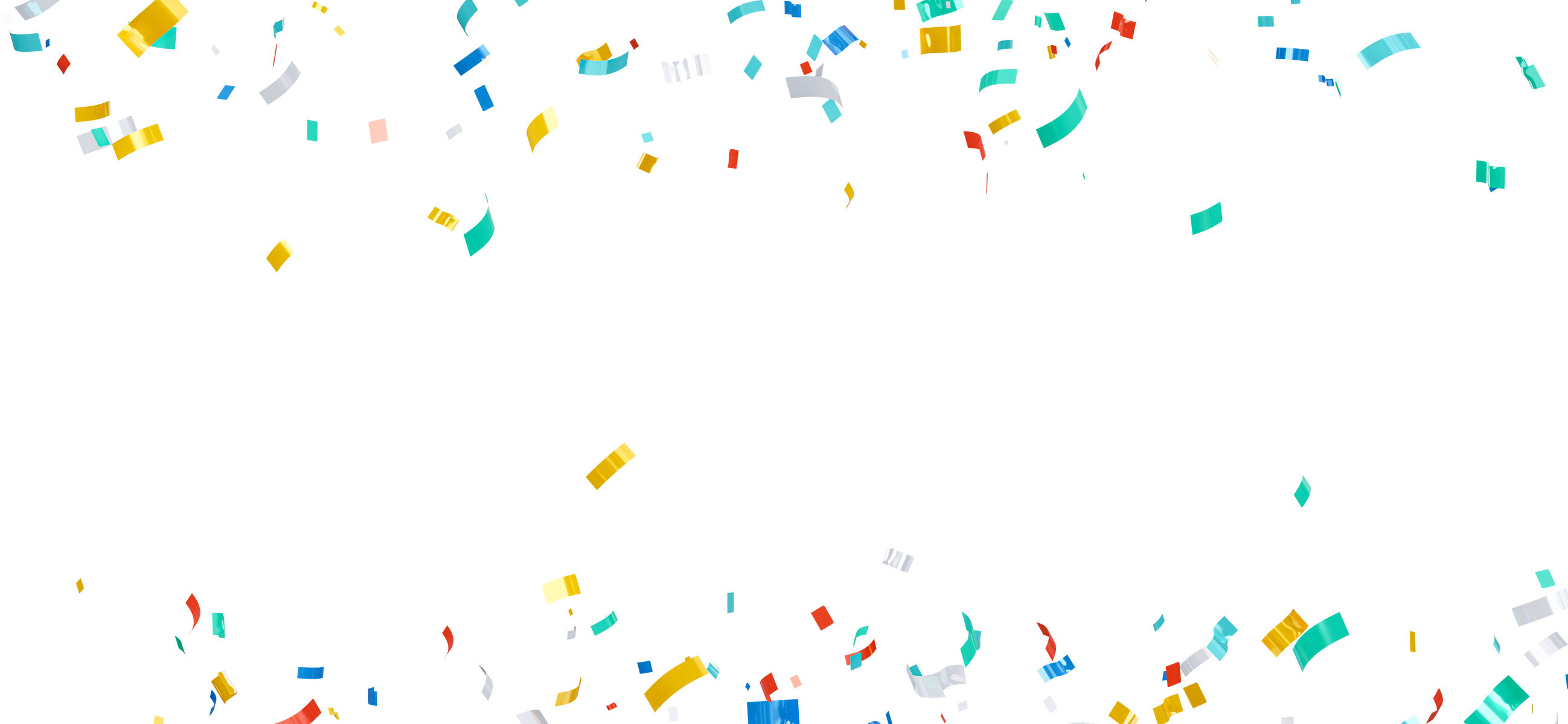 Floating Colorful Confetti